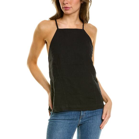 JOIE Women's Black Primina Linen Top Size XS NWT